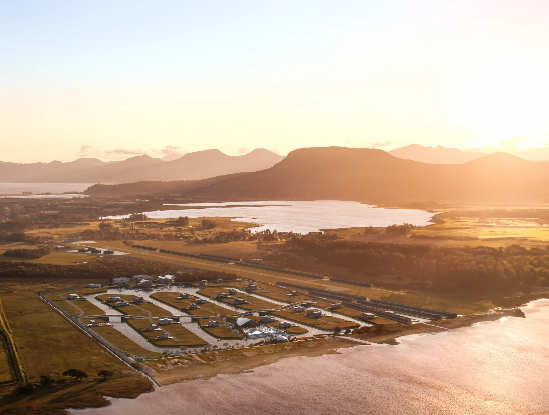 MÔNACO - Vista aérea render
